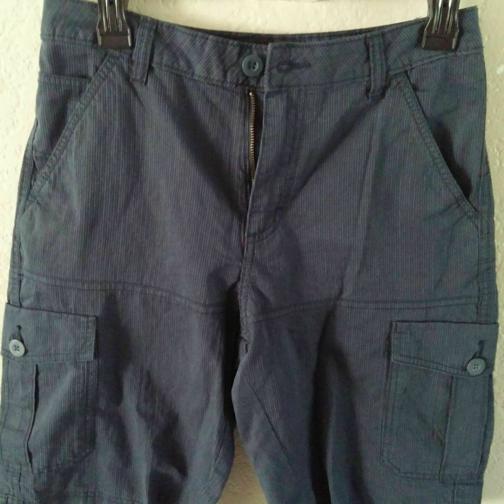 🔥VANS Mens SKATEBOARDS Shorts WITH 6 POCKETS DARK BLUE WITH STRIPES NEW W/O TAG